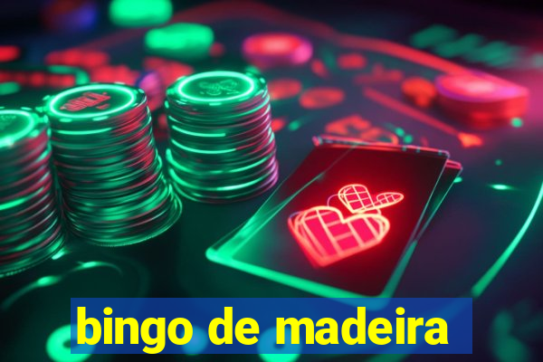 bingo de madeira