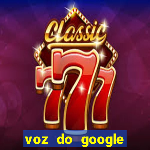 voz do google tradutor homem