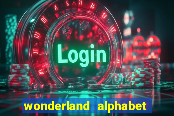 wonderland alphabet comic studio