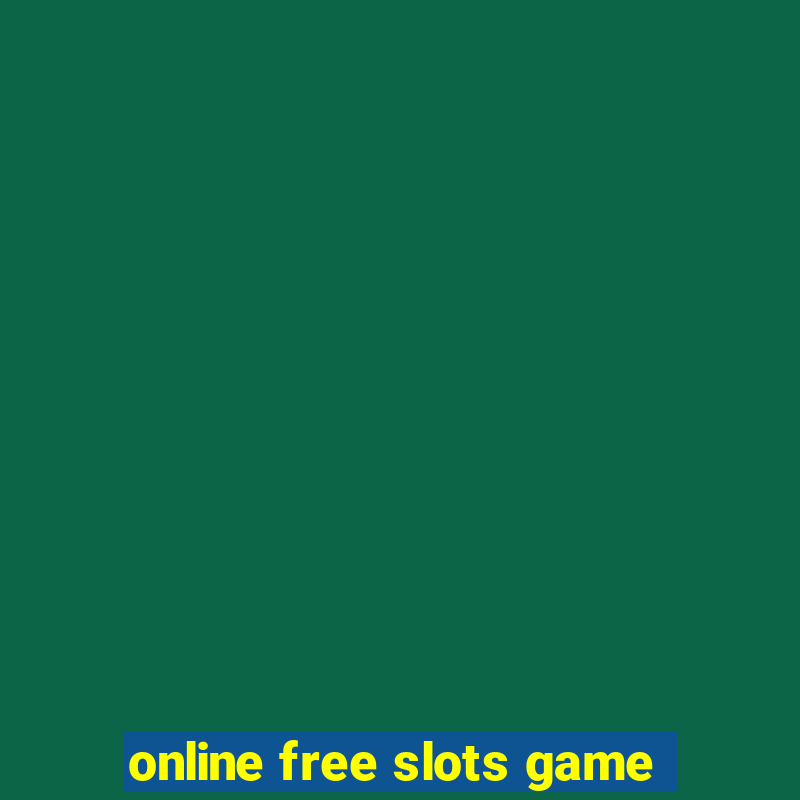 online free slots game