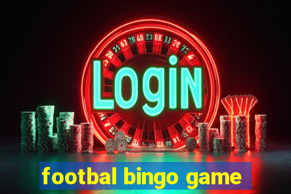 footbal bingo game