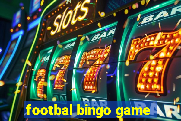 footbal bingo game