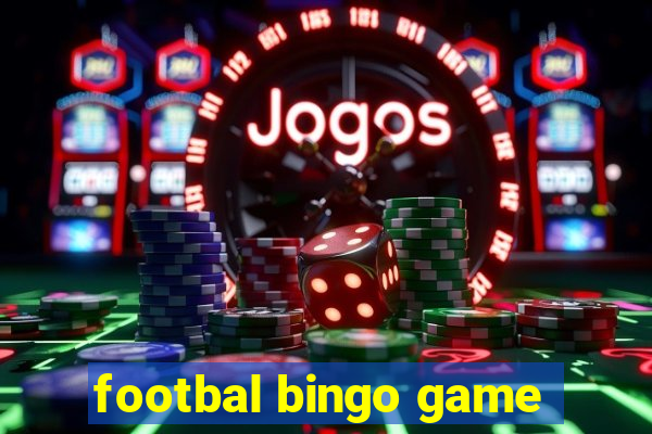 footbal bingo game