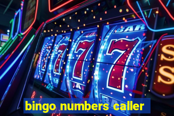 bingo numbers caller