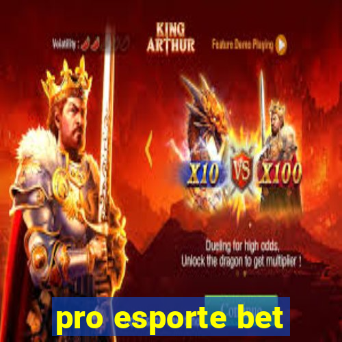 pro esporte bet