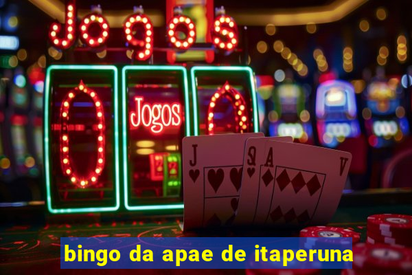 bingo da apae de itaperuna