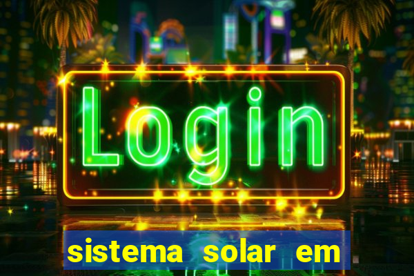 sistema solar em tempo real