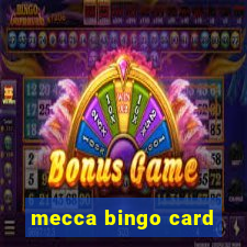 mecca bingo card