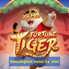 kensington security slot