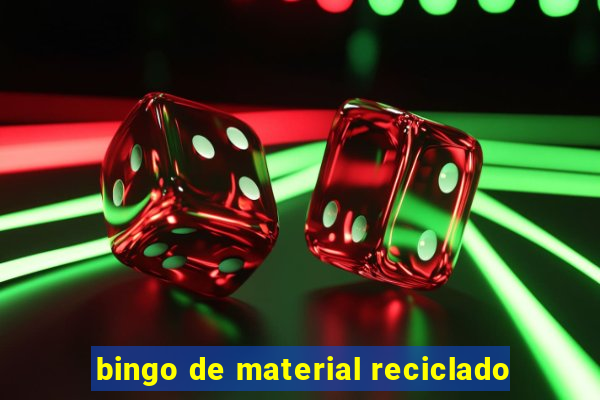 bingo de material reciclado