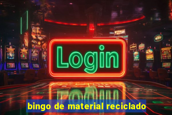 bingo de material reciclado