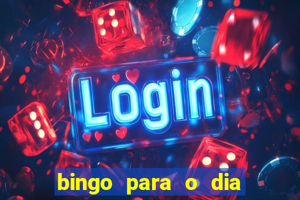 bingo para o dia do estudante