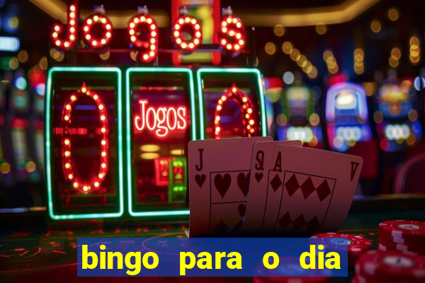 bingo para o dia do estudante