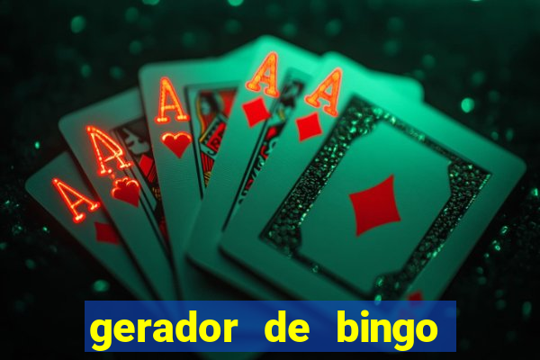 gerador de bingo cha de bebe