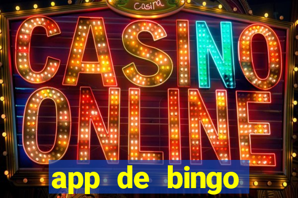 app de bingo valendo dinheiro