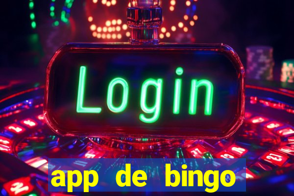 app de bingo valendo dinheiro