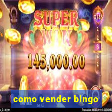 como vender bingo