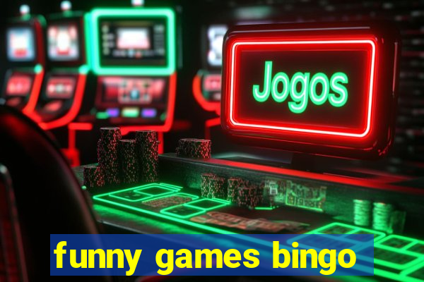 funny games bingo