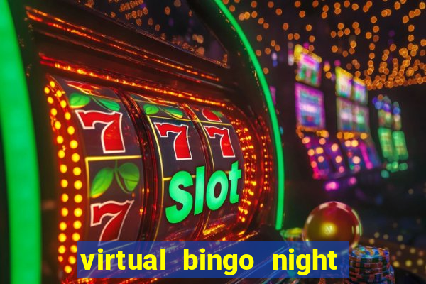 virtual bingo night with friends