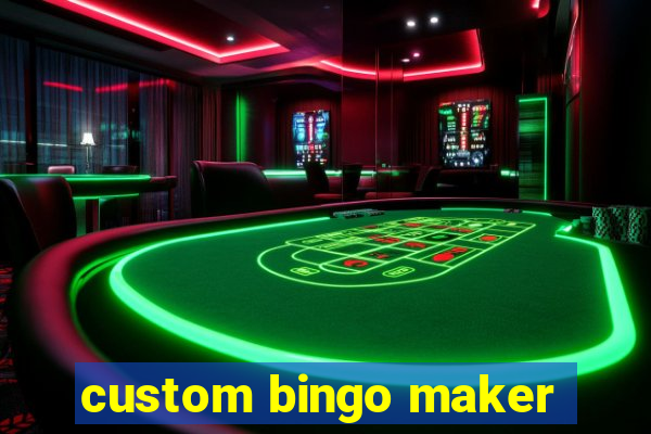 custom bingo maker