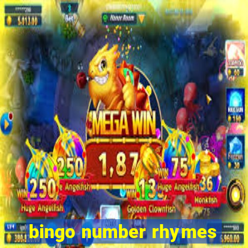 bingo number rhymes