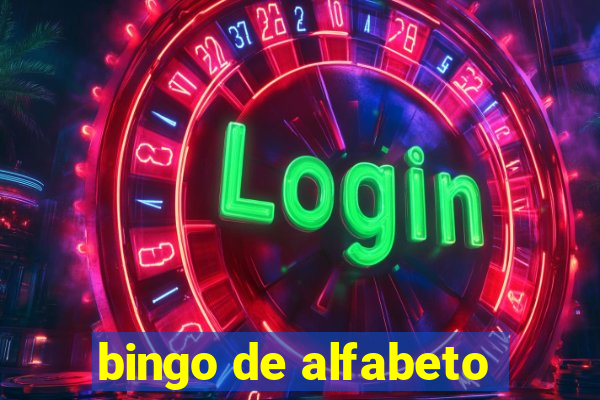 bingo de alfabeto