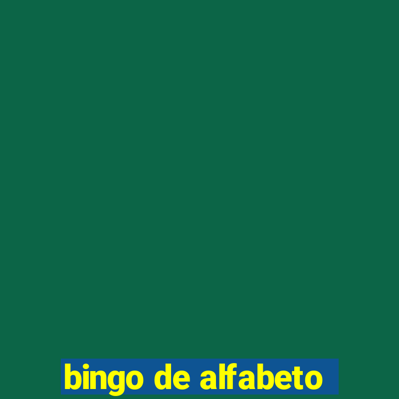 bingo de alfabeto