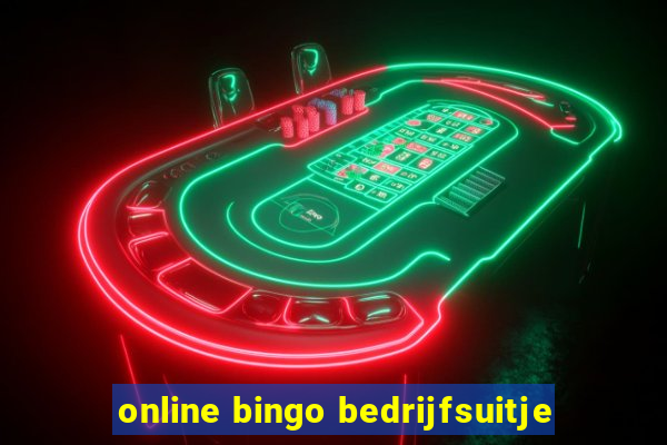 online bingo bedrijfsuitje