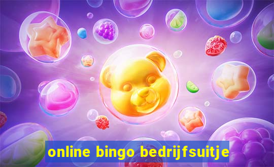 online bingo bedrijfsuitje