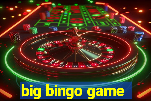 big bingo game