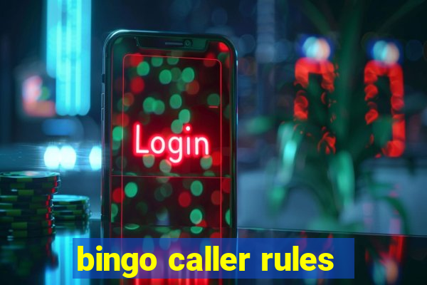 bingo caller rules