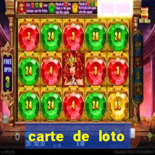 carte de loto bingo a imprimer gratuit