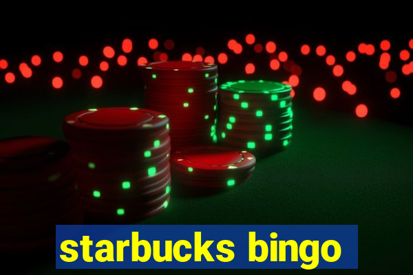 starbucks bingo